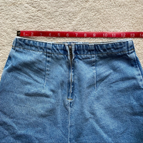 BDG DENIM BUTTON UP SKIRT / SKORT - Picture 12 of 16